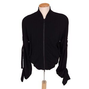 COPY - Ann Demeulemeester Black Full Zip Sweatshirt S Goth Punk Grunge Mens